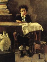 Antonio Mancini The Poor Schoolboy Sweden oil painting art